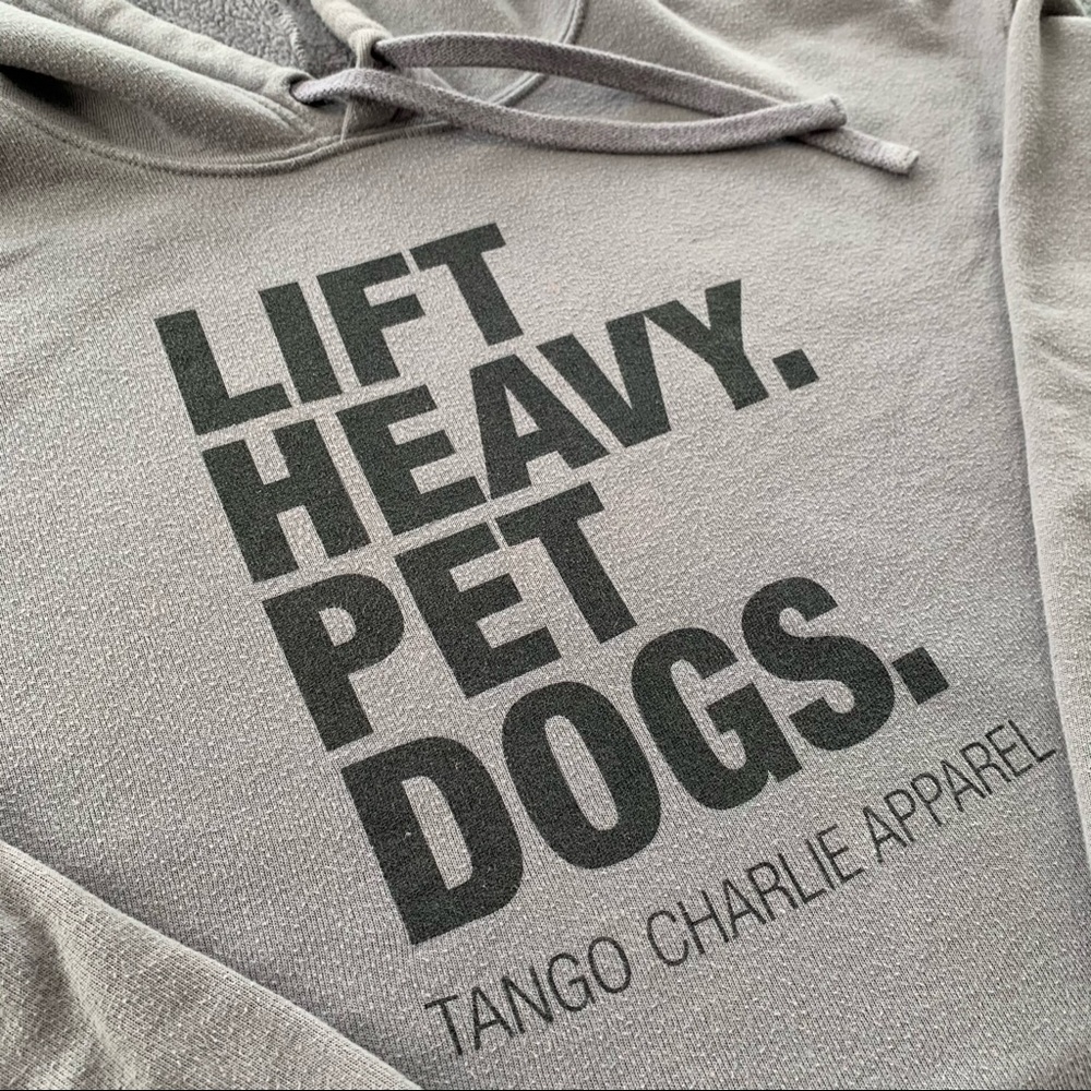 TCA lift heavy pet dogs crop hoodie